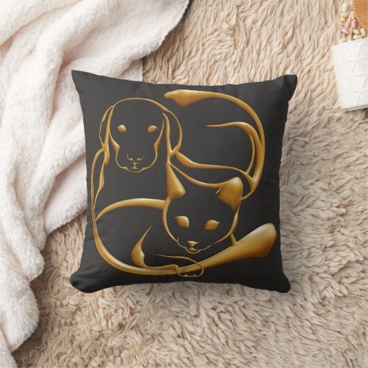 Dog & Cat クッション (ブランケット)