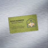 Dog Cat House Logo | Animal Services マグネット名刺 (インサイチュ)