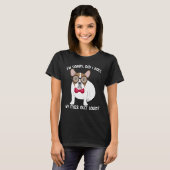 Dog Cat Kitten Did I Roll My Eyes Out Loud groovy Tシャツ (正面フル)