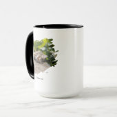 Dog Cat Pet Paw Custom Photo Valentine's Day Love マグカップ (正面左)