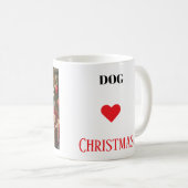 (Dog ♥️ Christmas) Classic Mug, 11 oz コーヒーマグカップ (正面右)