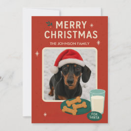 Dog Christmas Cookie Christmas Card  シーズンカード