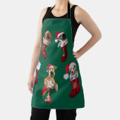 Dog Christmas Stocking Apron エプロン (インサイチュ)