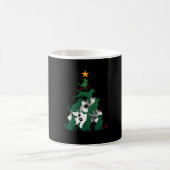 Dog Christmas Tree Shirt - Dog Christmas (2) コーヒーマグカップ (中央)