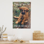 dog coat ポスター (キッチン)