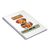 Dog Coffee Design– All I Need Is Coffee And My Dog ノートブック (右側)