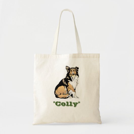 "#Dog#Colly"トートバッグ トートバッグ (正面)