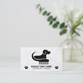 Dog Comb Logo | Paw 名刺 (スタンド正面)