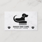 Dog Comb Logo | Paw 名刺 (正面)