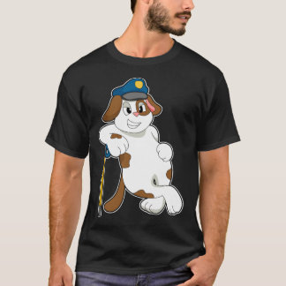 Dog Cop Baton Police Tシャツ