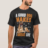 Dog Crazy Humor Plus Size Graphic Tシャツ (正面)