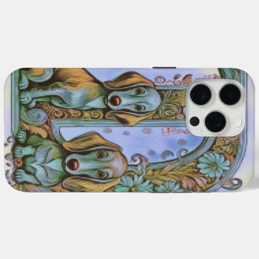 Dog D Alfabet  Case-Mate iPhoneケース (裏面 (横))