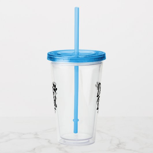 Dog Dad アクリルタンブラー (右)