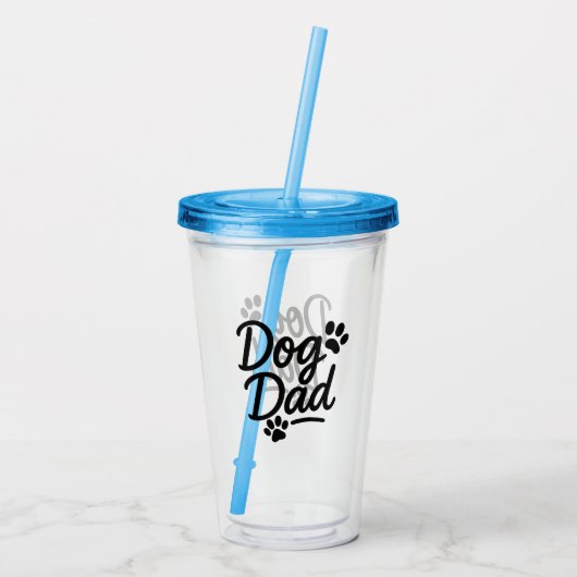 Dog Dad アクリルタンブラー (裏面)