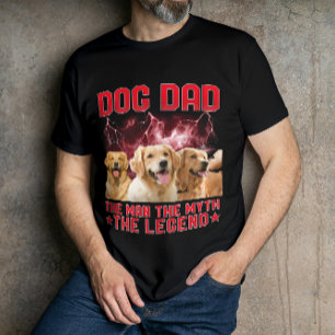 Dog Dad 伝説の男 - オリジナルデザイン Tシャツ