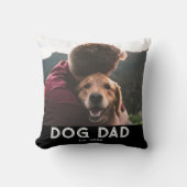 Dog Dad Established 写真  クッション (正面)