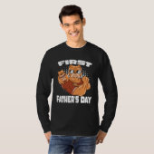 Dog Dad First Father s Day Tシャツ (正面フル)