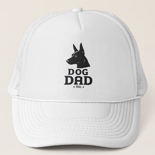 Dog Dad Gifts for Him – Funny & Custom Gea キャップ (正面)
