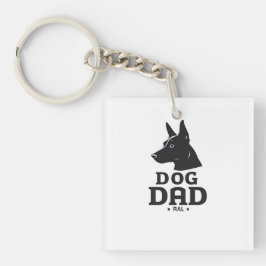 Dog Dad Gifts for Him – Funny & Custom Gea キーホルダー