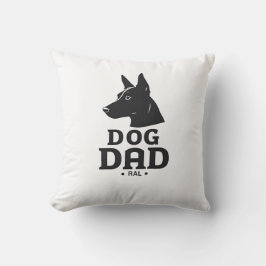 Dog Dad Gifts for Him – Funny & Custom Gea クッション