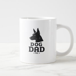Dog Dad Gifts for Him – Funny & Custom Gea ジャンボコーヒーマグカップ