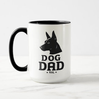 Dog Dad Gifts for Him – Funny & Custom Gea マグカップ