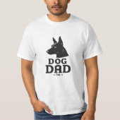 Dog Dad Gifts for Him – Funny & Custom Gea Tシャツ (正面)