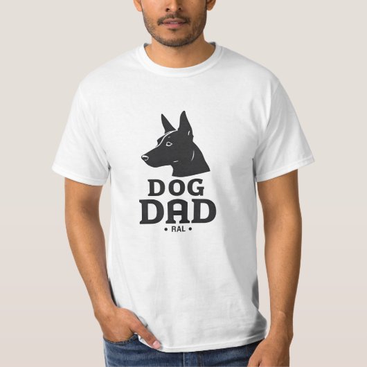 Dog Dad Gifts for Him – Funny & Custom Gea Tシャツ (正面)