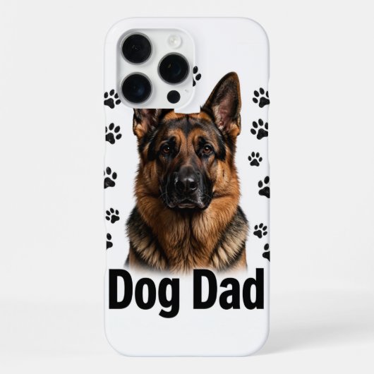 Dog Dad iPhone 16 Pro Max カー iPhoneケース (裏面)
