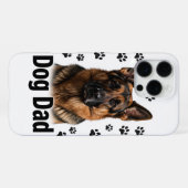 Dog Dad iPhone 16 Pro Max カー iPhoneケース (裏面横)