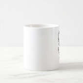 Dog Dad mit Name personalisiert Hundepapa コーヒーマグカップ (中央)