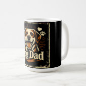 Dog Dad – Proud Canine Father Love コーヒーマグカップ (正面右)