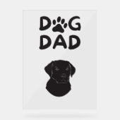 Dog Dad T-shirt | Funny Pet Lovers Tee  アクリルサイン (正面)