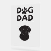  Dog Dad T-shirt | Funny Pet Lovers Tee  アクリルサイン (傾斜)
