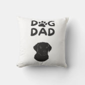  Dog Dad T-shirt | Funny Pet Lovers Tee  クッション (正面)