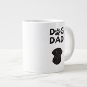 Dog Dad T-shirt | Funny Pet Lovers Tee ジャンボコーヒーマグカップ (正面右)