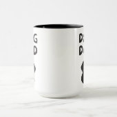  Dog Dad T-shirt | Funny Pet Lovers Tee  マグカップ (中央)