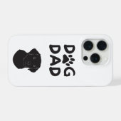  Dog Dad T-shirt | Funny Pet Lovers Tee  iPhoneケース (裏面横)