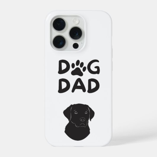  Dog Dad T-shirt | Funny Pet Lovers Tee  iPhoneケース (裏面)