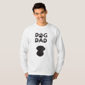  Dog Dad T-shirt | Funny Pet Lovers Tee  Tシャツ (正面フル)