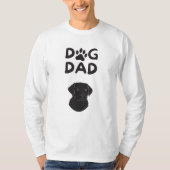  Dog Dad T-shirt | Funny Pet Lovers Tee  Tシャツ (正面)