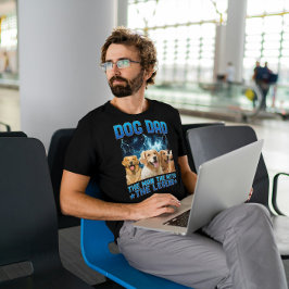 Dog Dad The Man The Myth The Legend - Personalized Tシャツ