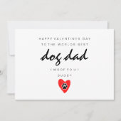 Dog Dad Valentines Card (正面)