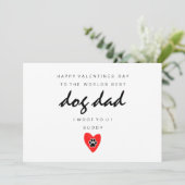Dog Dad Valentines Card (スタンド正面)