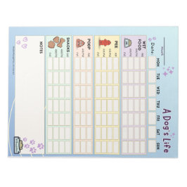 Dog Daily Tracker: Monday Starter ノートパッド