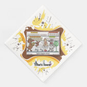 Dog Daze | Absurd Visual Humor Dinner Napkin (コーナー)