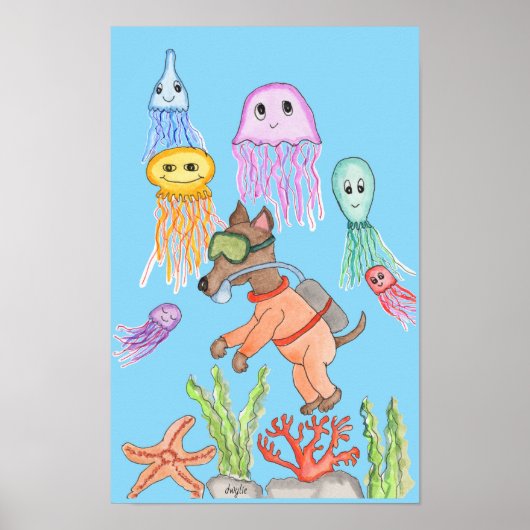 Dog Deep Sea Diver ポスター (正面)
