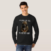 Dog Did I Roll My Eyes Out Loud Sarcastic 1 Tシャツ (正面フル)