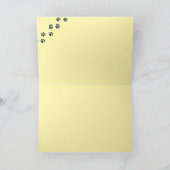 Dog Dinosaur Jam Greeting Card シーズンカード (内部)