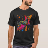 Dog Doberman Pinscher Space Astrophysics Tシャツ (正面)